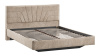 Кровать без ПМ «Пандора» Тип 1 (без подъемного механизма) Микровелюр Wellmart Dark Beige