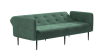 Монако диван-кровать прямой с подлокотниками, трехместный, бархат зеленый 19