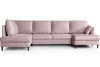Стокгольм диван-кровать c углом и шезлонгом, велюр nice 01
