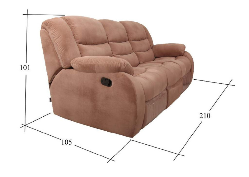 Ридберг диван 2 реклайнера