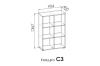 Стеллаж QUADRO С3