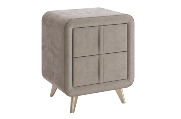 Тумба прикроватная Софи 2 латте (велюр)