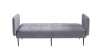 Монако диван-кровать прямой с подлокотниками, трехместный, бархат 03
