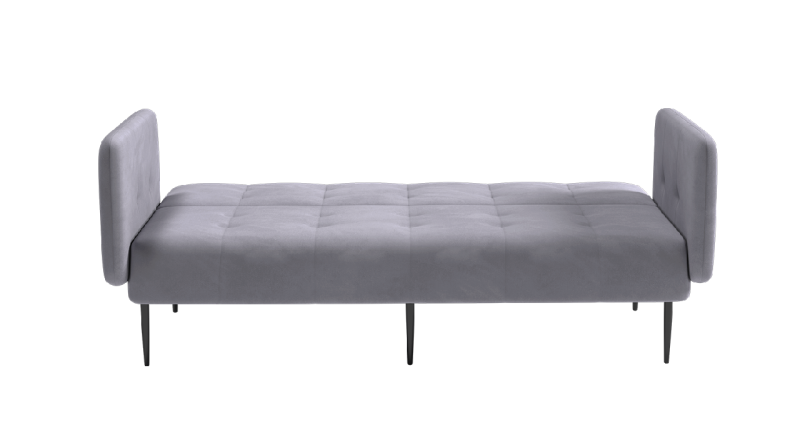 Монако диван-кровать прямой с подлокотниками, трехместный, бархат 03