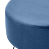 Пуф Leset Кома, велюр Дарк Блю