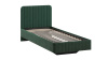 Кровать без ПМ «Шелли» Тип 1 (без подъемного механизма) Велюр Confetti Deep forest