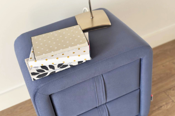 Тумба прикроватная Софи 2 топаз (велюр)