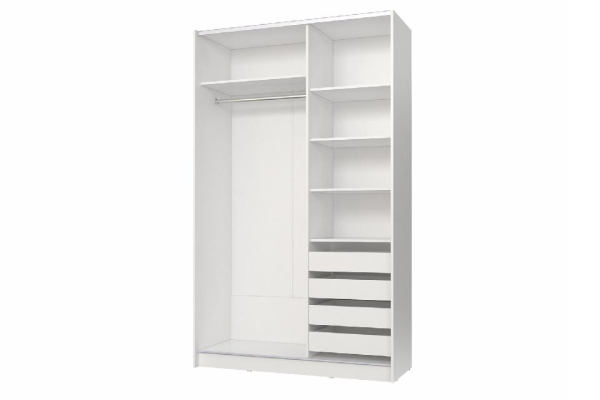 Шкаф-купе 2 дв. 342.46 Марвин-3 с комодом, 1632