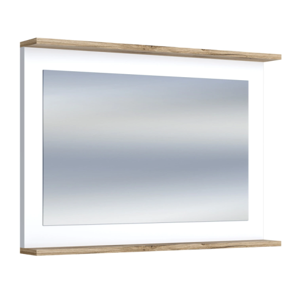 Зеркало Вега Скандинавия глянец белый 