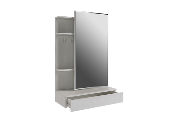 Трюмо Арина белый рамух