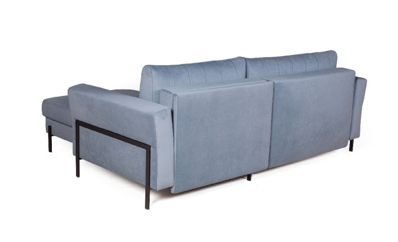 Фиджи диван-кровать с шезлонгом, велюр