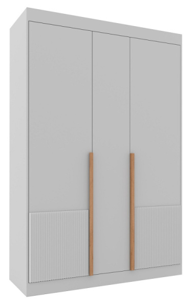 Джуна ДЖ-15 Шкаф для одежды без зеркала (цвет серый) Серый/Дуб Ривьера