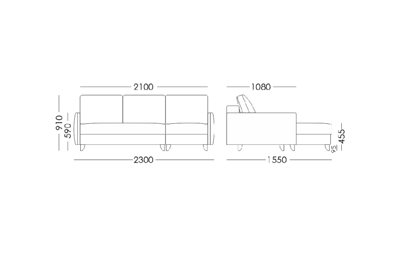 Диван угловой VERDI