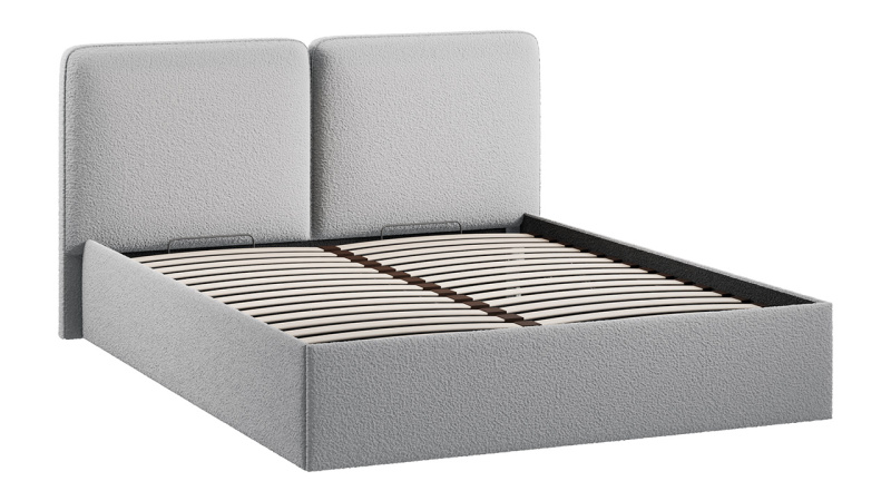 Кровать с ПМ «Токио» (с подъемным механизмом) Экомех BravoASH Lite Grey