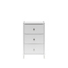 Комод Leset Хайди 3 ящика Белый Белый