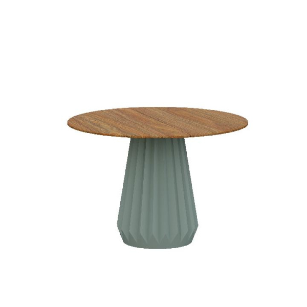 Стол обеденный раздвижной Даймонд Мята/Орех фактурный