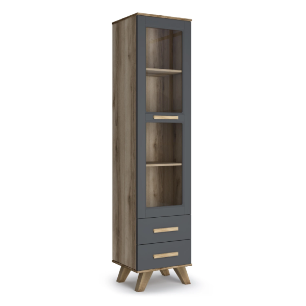 Шкаф-витрина 450 Вега Скандинавия Силк флай