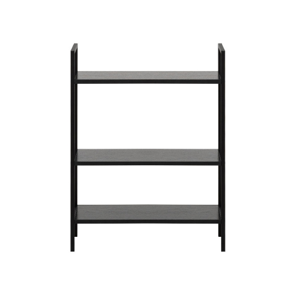 Стеллаж Leset Стилвуд 23 широкий, 3 полки Чёрный Чёрный
