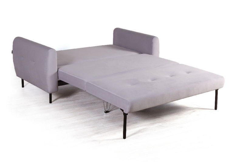 Сиена диван-кровать прямой с подлокотниками, бархат 04