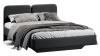 Кровать «Флори» Тип 1 (1400) Велюр Ultra Grafite