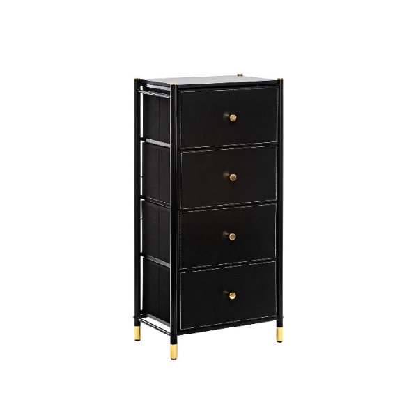 Комод Leset Хайди 3 ящика Чёрный Чёрный