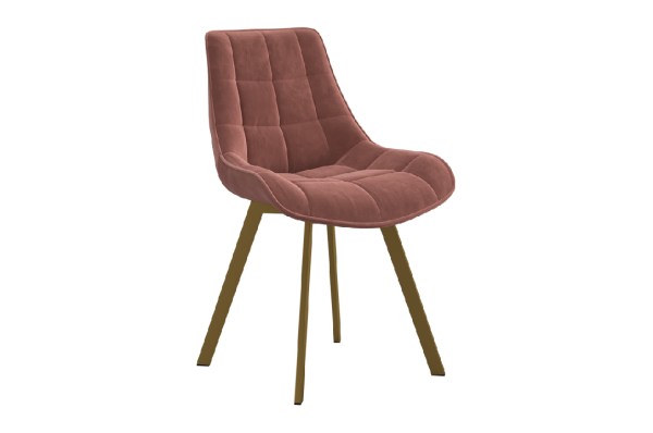 Стул Монти Т2 вереск (велюр)/золото