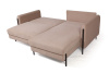 Барселона диван-кровать с шезлонгом, велюр бежевый