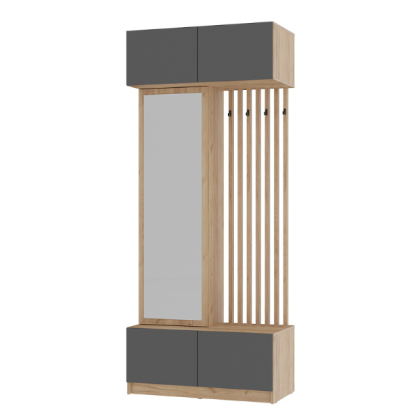 Прихожая Багира ПР-03 крафт/графит