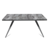 Стол раскладной Асти (160+40+40), керамика глянцевая Italian Light Grey
