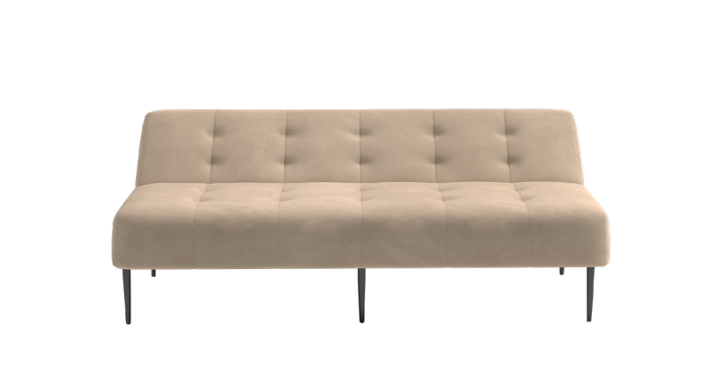 Монако диван-кровать прямой трехместный, без подлокотников, бархат 05