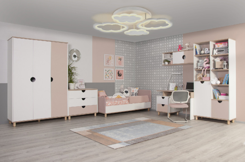 Кровать 800 BARNEY PINK