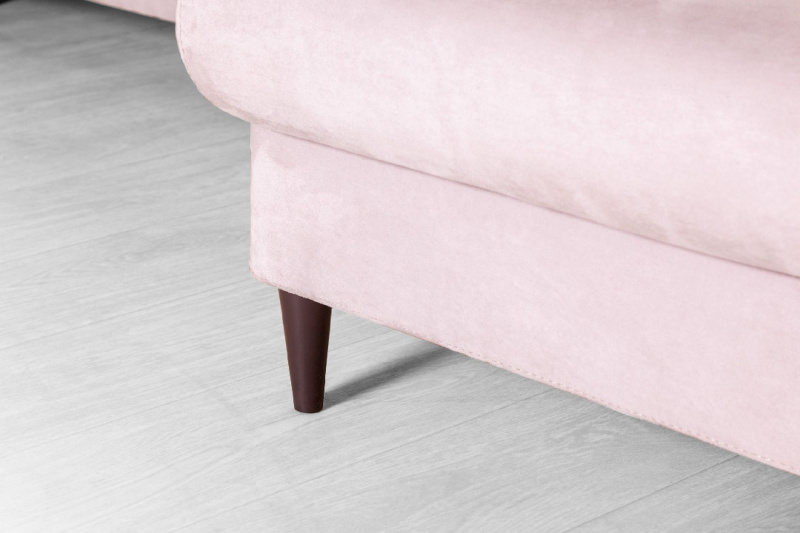 Стокгольм диван-кровать c углом и шезлонгом, велюр nice 01