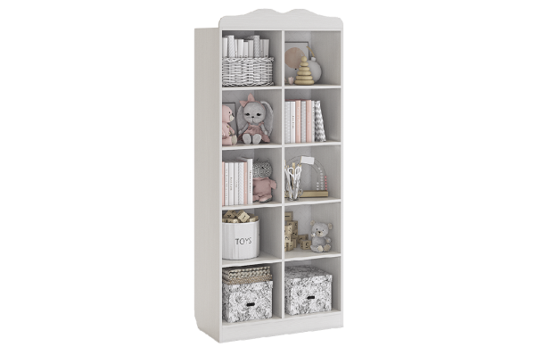 Фэнтези Стеллаж белый рамух