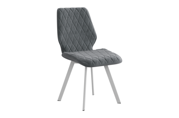 Стул Орион Т2 графит (велюр)/белый