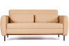 Сиена диван-кровать прямой с подлокотниками, бархат бежевый 5