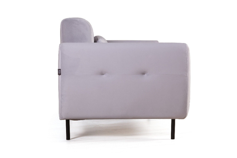 Сиена диван-кровать прямой с подлокотниками, бархат 04