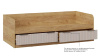 Кровать комбинированная «Хилтон» (900) Тип 1 Дуб Крафт золотой, Мокко матовый