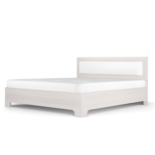 Кровать-1 900 экокожа Парма Нео ясень анкор светлый