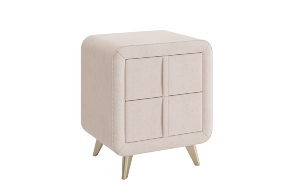 Тумба прикроватная Софи 2 крем (велюр)