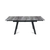 Стол раскладной Stone (120+30+30), керамика глянцевая Italian Light Grey