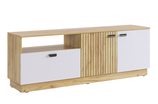 Моди Тумба дуб крафт золотой/белое дерево