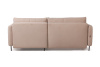 Барселона диван-кровать с шезлонгом, велюр бежевый