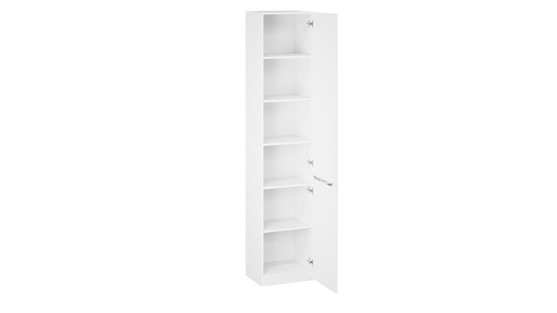 Шкаф для белья (366) с 1 дверью со стеклом  «Глосс»