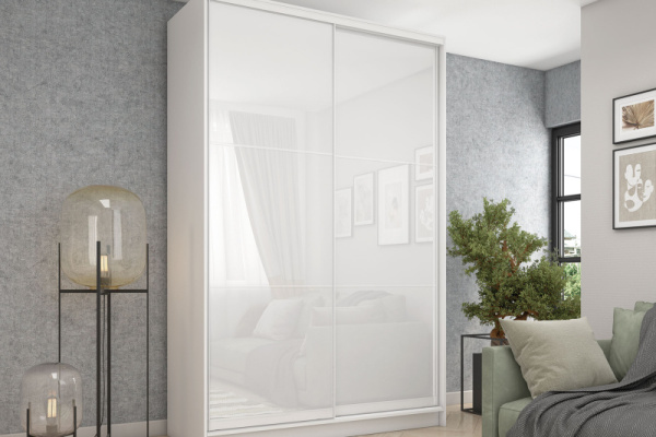 Шкаф-купе 2-х дверный 157,4х242х61,2 см Базе