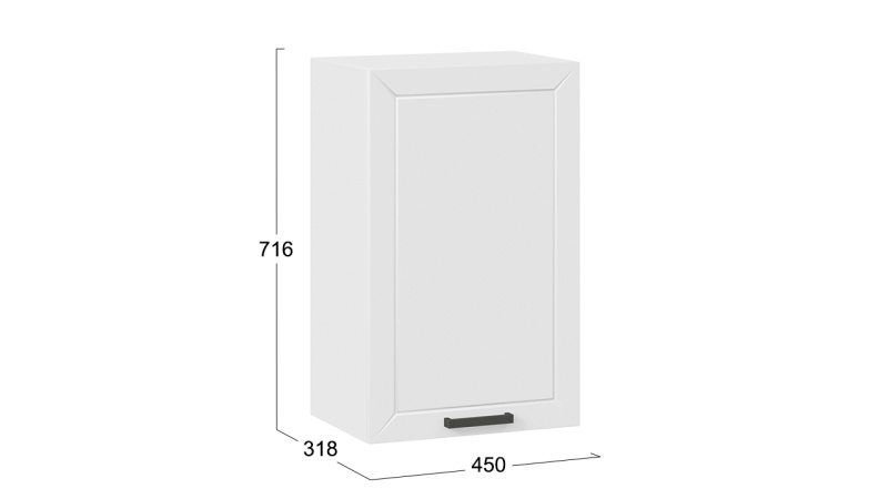 Шкаф навесной c одной дверью «Лорас»