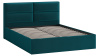 Кровать без ПМ «Глосс» Тип 1 (без подъемного механизма) Велюр Confetti Izumrud