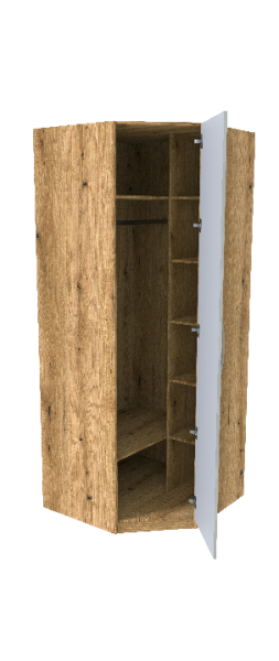 НИКОЛЬ ШУ-02 (1г) шкаф угловой