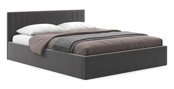 Кровать Мартина 160×200 с подъёмным механизмом — Newtone antracite